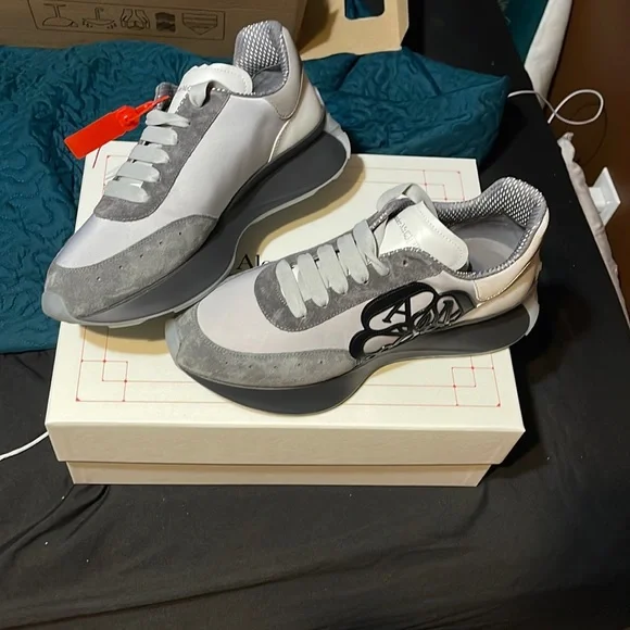 【関税込み】Sprint Runner Sneakers - Alexander Mcqueen - Lea eCom-841160WIAHE9007_F.jpg?v=1
